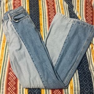 Wrangler Wanderer 2 tone High Rise Flare